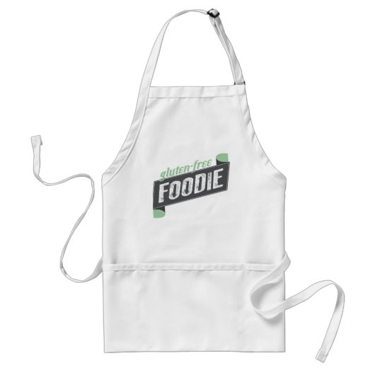 Glutenvrije Foodie Apron Standaard Schort (Voorkant)