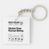Glutenvrije mens sleutelhanger (Achterkant)