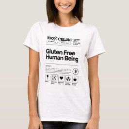 Glutenvrije mens t-shirt