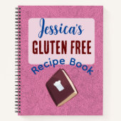 Glutenvrije receptideeën coeliakie voedselplanner notitieboek (Voorkant)