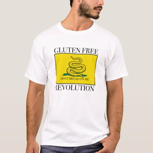 Glutenvrije revolutie (licht) t-shirt (Voorkant)