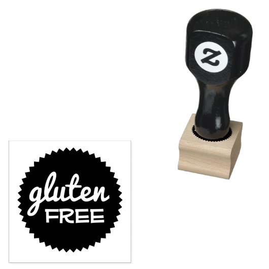 Glutenvrije stempel voor voedselverkopers (Gestempeld)