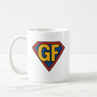 Glutenvrije superheld koffiemok