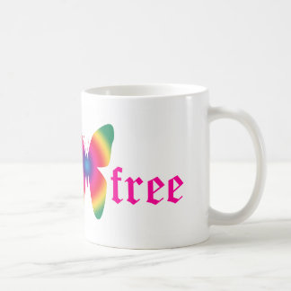 glutenvrije vlinder (meerkleurige) grote mok