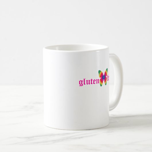 glutenvrije vlinder (meervoudige) mok (Voorkant rechts)