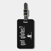 Glutes Telemark Skiing Bagagelabel (Voorkant verticaal)