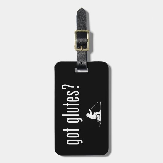 Glutes Telemark Skiing Bagagelabel (Voorkant verticaal)