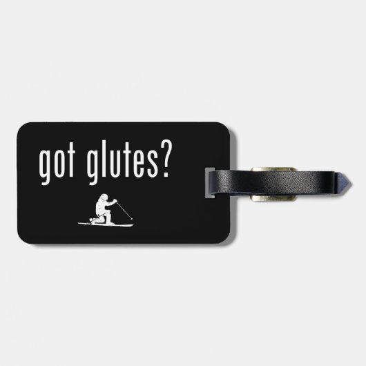 Glutes Telemark Skiing Bagagelabel (Achterkant horizontaal)