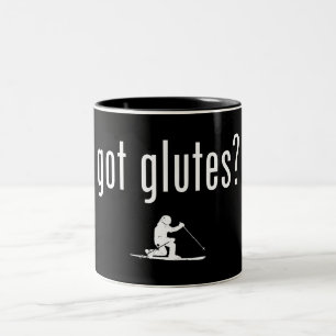 Glutes Telemark Skiing Tweekleurige Koffiemok