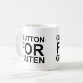 Glutonoverschot Aan Gluten Koffiemok (Voorkant links)