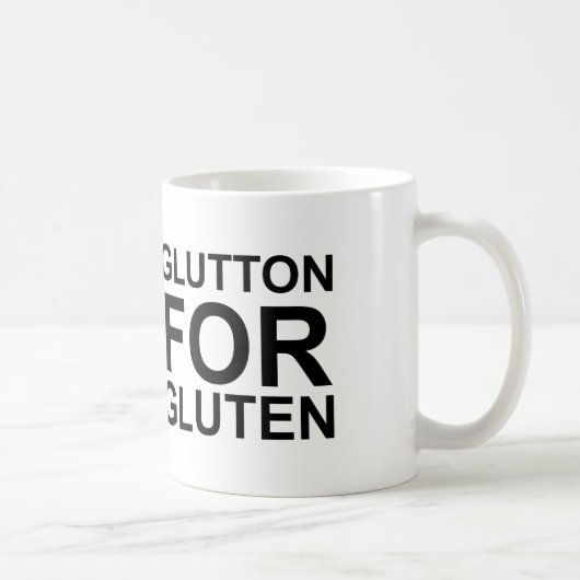 Glutonoverschot Aan Gluten Koffiemok (Rechts)