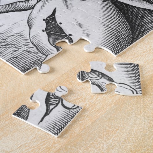 Gluttonie (Gula), de zeven hoofdzonden Legpuzzel (Zijkant)