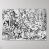 Gluttonie (Gula), de zeven hoofdzonden Poster (Voorkant)