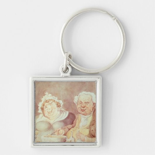 Gluttons, c.1800-05 sleutelhanger (Voorkant)