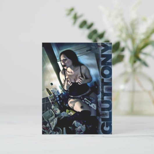 Gluttony Briefkaart (Staand voorkant)