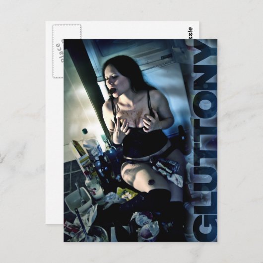 Gluttony Briefkaart (Voorkant / Achterkant)