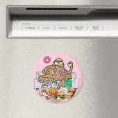 Gluttony Sloth Magnet (Insitu (Vaatwasser))