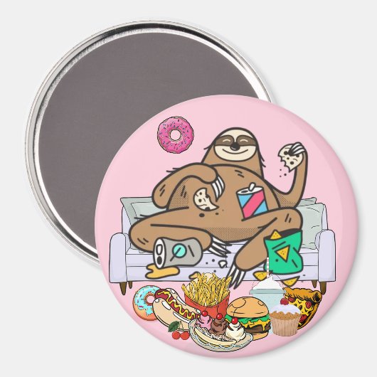 Gluttony Sloth Magnet (Voorkant / Achterkant)