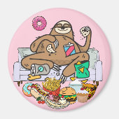 Gluttony Sloth Magnet (Voorkant)