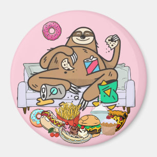 Gluttony Sloth Magnet