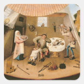 Gluttony Vierkante Sticker (Voorkant)