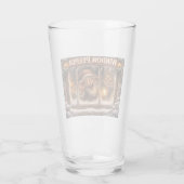 Gluurder IJslandse kerstman  Glas (Achterkant)