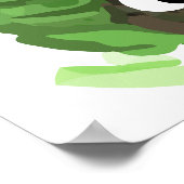 Gluurende Aap Poster (Hoek)