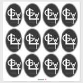 GLY - God Loves You - vinyl stickers (Vel)