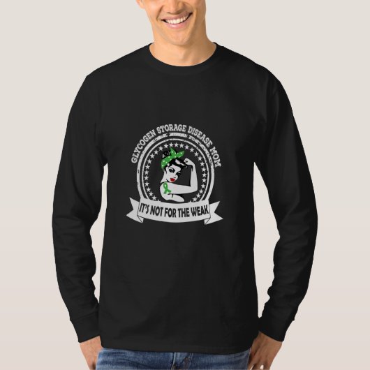 Glycogeenopslagziekte Moeder Groen Lint Awarene T-shirt (Voorkant)