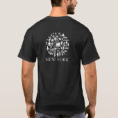 Glyph New York White T-shirt (Achterkant)
