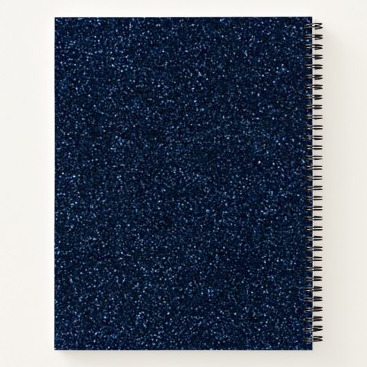 Glystics Glitter and Bow Notitieboek (Achterkant)