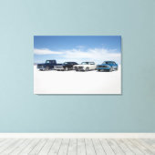 GM droomt op de Bonneville Salt Flats Canvas Afdruk (Insitu (Houten vloer))