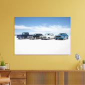 GM droomt op de Bonneville Salt Flats Canvas Afdruk (Insitu (Woonkamer))