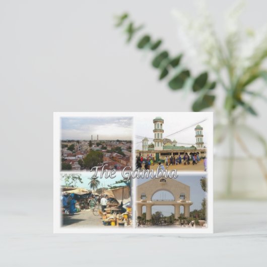 GM Gambia - Briefkaart (Staand voorkant)