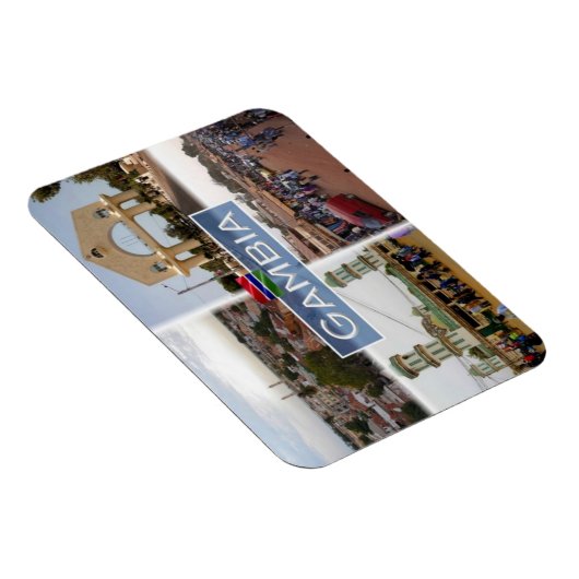 GM Gambia The Arch - Serekunda Market - Magneet (Rechterzijde)