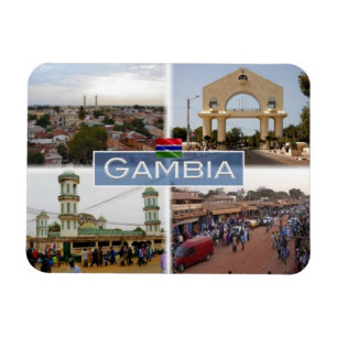 GM Gambia The Arch - Serekunda Market - Magneet