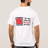 GM KAN DE MUFFLER VAN MIJN SATURN VERSTOREN T-SHIRT (Achterkant)
