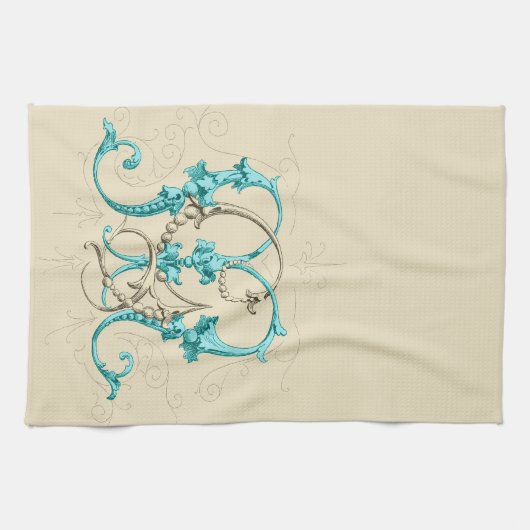 GM MG Monogram Theedoek (Horizontaal)