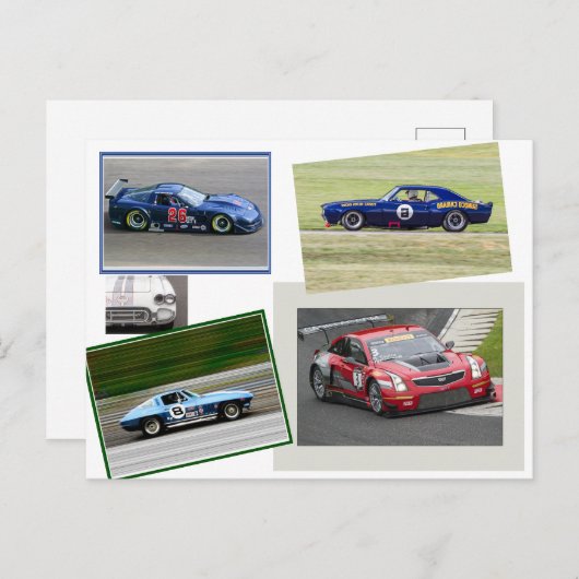 GM Racing Briefkaart (Voorkant / Achterkant)