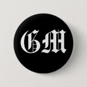 GM RONDE BUTTON 5,7 CM (Voorkant)