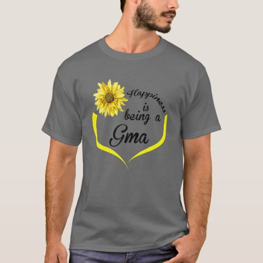 Gma Gifts: Geluk is een Gma T-shirt (Voorkant)