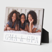 Gma & Gpa Grandouders Persoonlijke foto Fotoplaat (Zijkant)