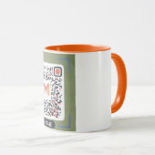 Gmail QR Code Coffee Mok - Scan Me voor Instant Em (Voorkant rechts)