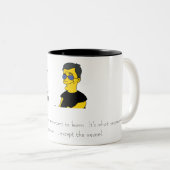 Gman Simpson, Weaseling uit ... Tweekleurige Koffiemok (Voorkant rechts)