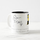 Gman Simpson, Weaseling uit ... Tweekleurige Koffiemok (Voorkant links)