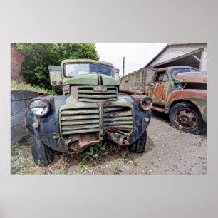 GMC HEAVY RECTY 1941 TRUCK POSTER