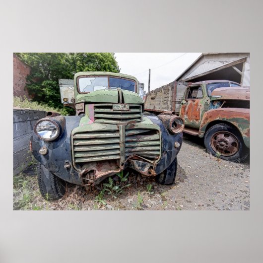 GMC HEAVY RECTY 1941 TRUCK POSTER (Voorkant)