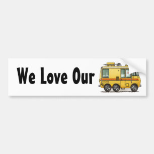 GMC Motor Home RV-Bumpersticker Bumpersticker