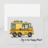 GMC Motor Home RV Sleutelhanger I Love Briefkaart (Voorkant / Achterkant)