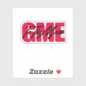 GME naar de motorsticker Sticker (Vel)